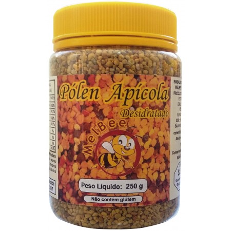 Pólen Apícola Desidratado - 250 g - Apiário Melbee