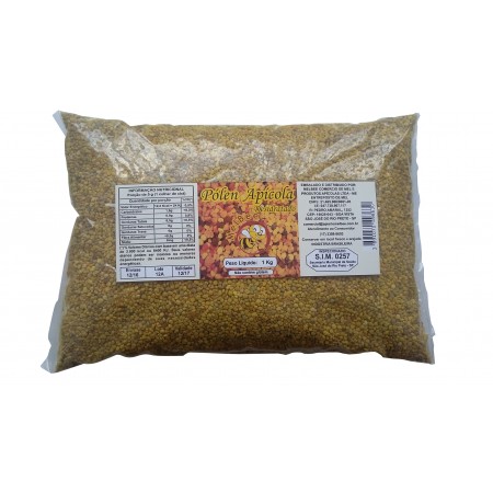 Pólen Apícola Desidratado - 1 Kg - Apiário Melbee