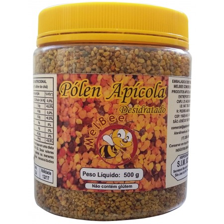 Pólen Apícola Desidratado - 500 g - Apiário Melbee